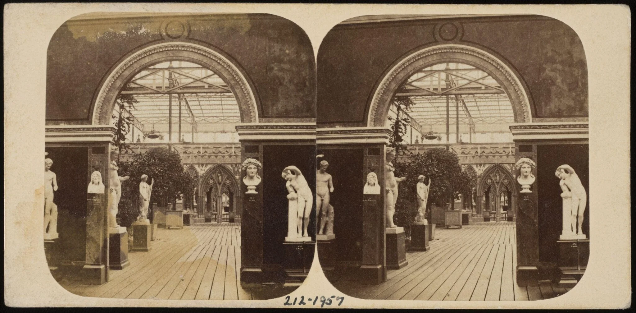 Crystal Palace: View from the Roman Court'