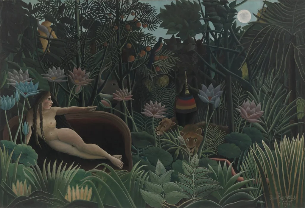 Untitled, by Henri Rousseau, oil, 1910