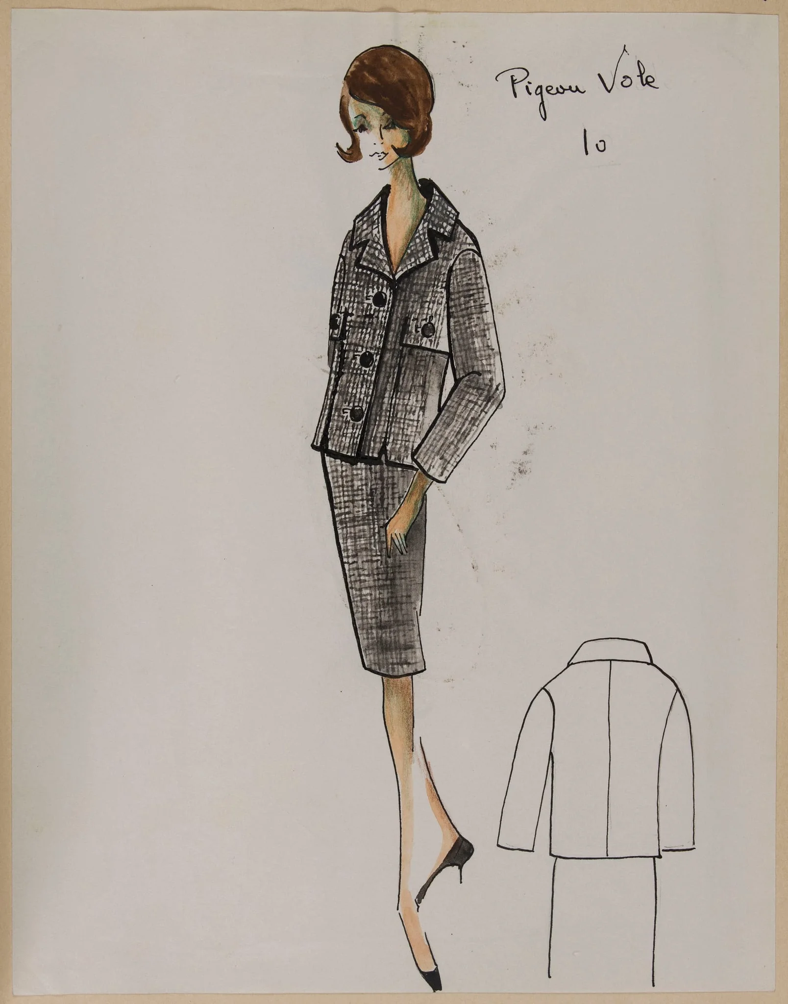 Pigeon vole, by Marie-Louise Carven, 1960