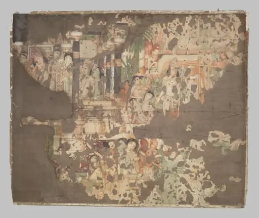 Copy of painting inside the Ajanta caves