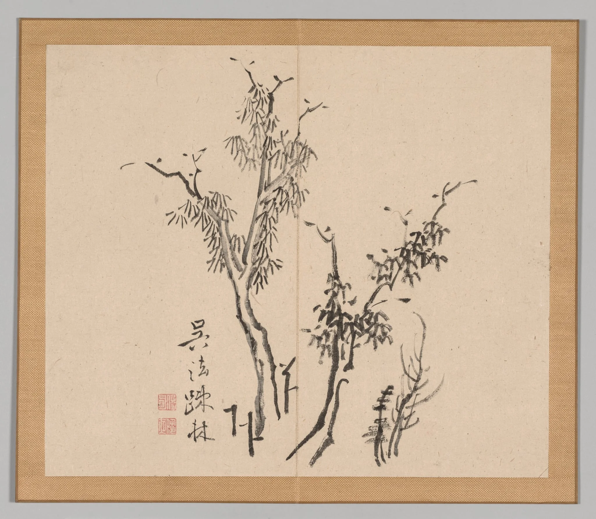 Reverberations of Taiga, Volume 1 (leaf 5), by Aoki Shukuya, 1704