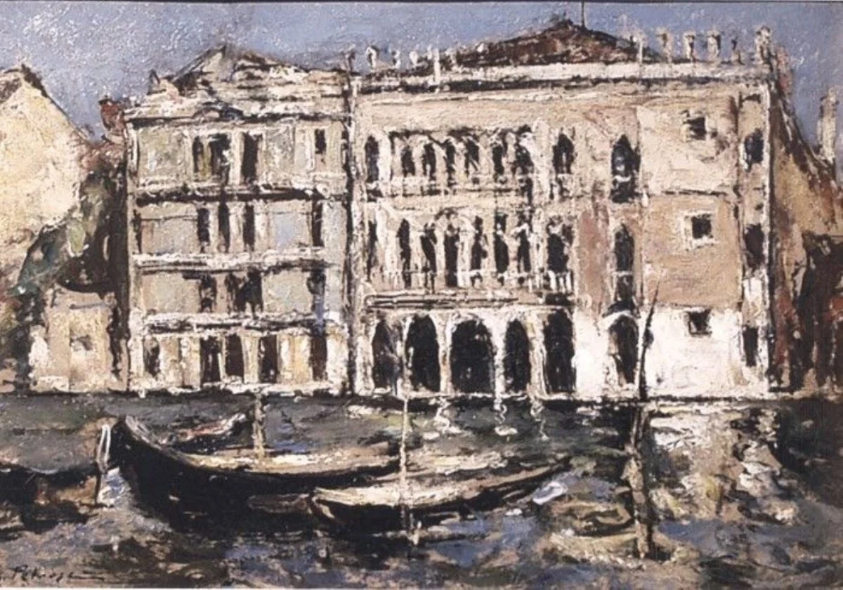 Ca d'Oro-Veneția, by Gheorghe Petrașcu, unspecified, 1924