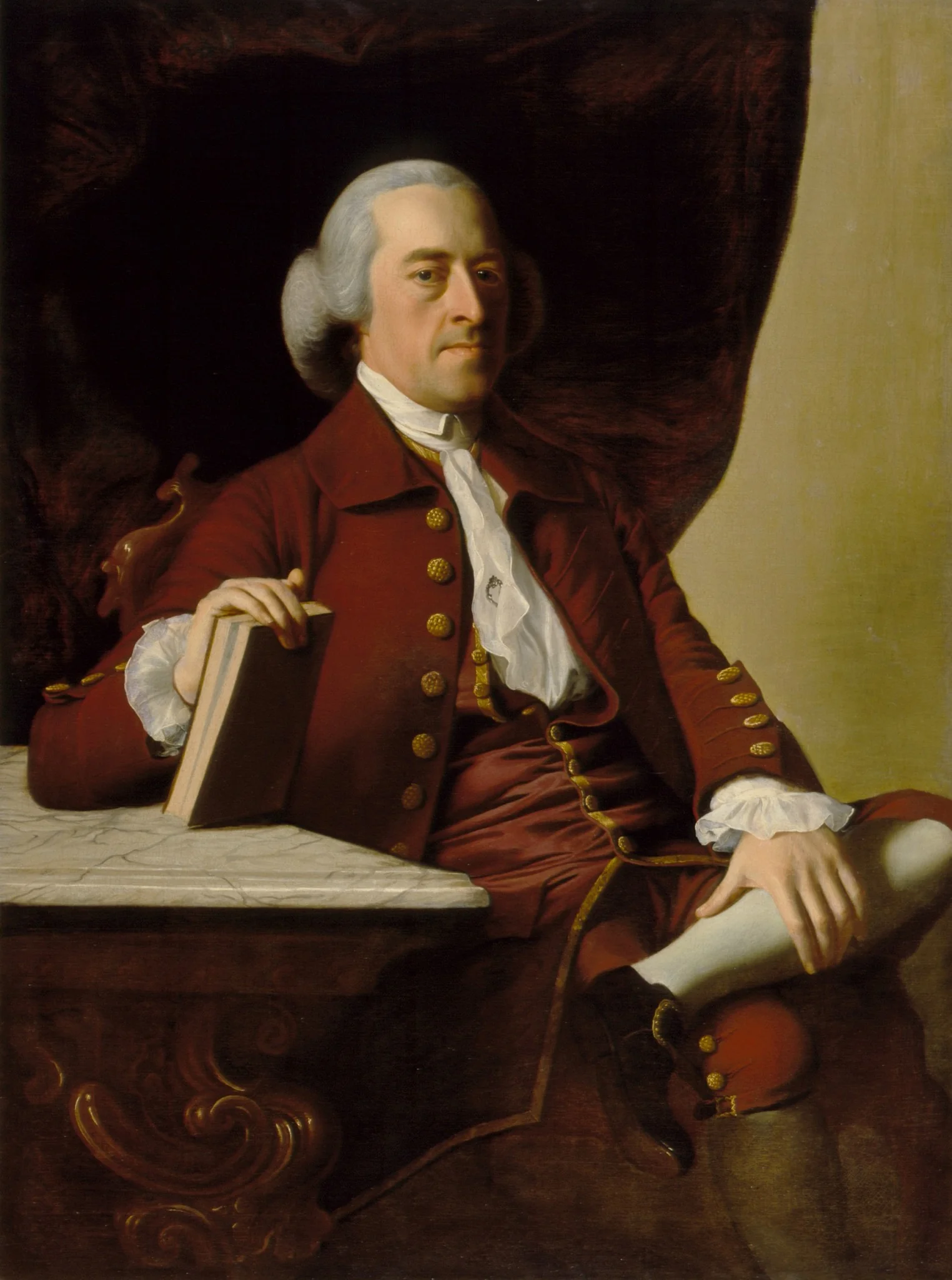 Portrait of Joseph Scott, by John Singleton Copley, oil, 1765