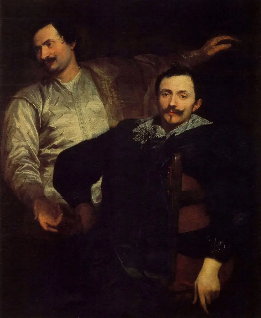 Double portrait of Cornelis and Lucas de Wael