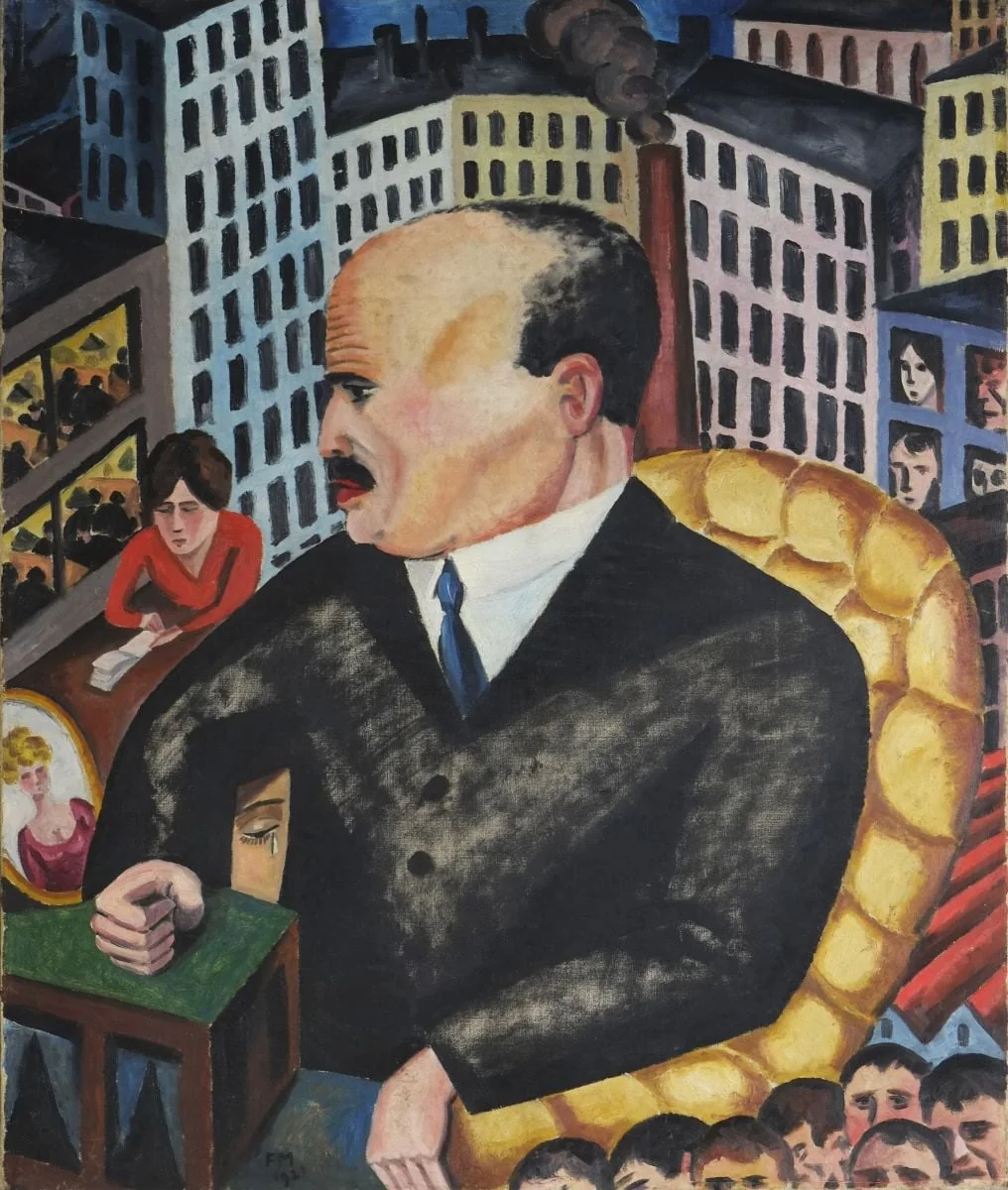 Directorul de fabrică, by Frans Masereel, unspecified