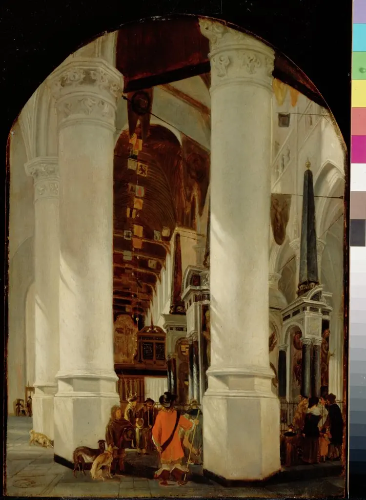 The Nieuwe Kerk at Delft with the Tomb of Willem the Silent