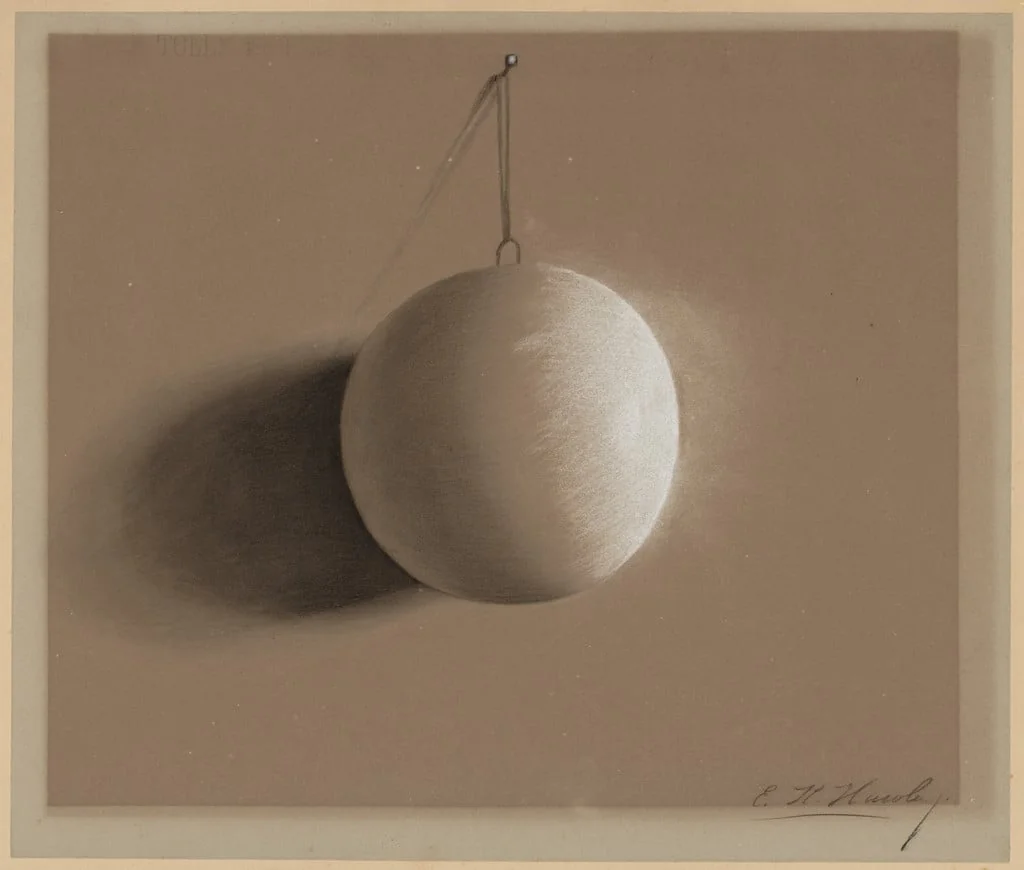 Untitled, by Elizabeth King Hawley, pastel, 1875
