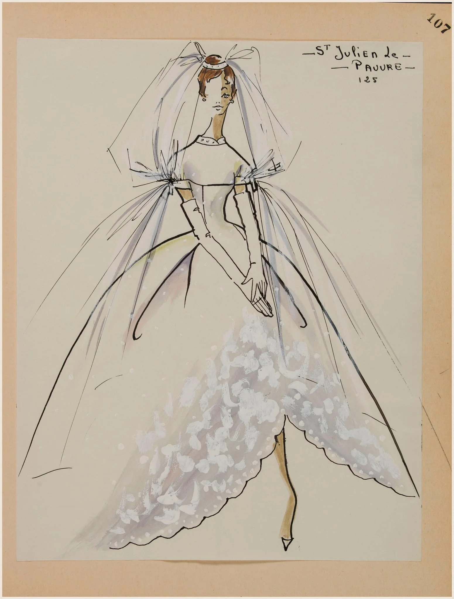 St Julien le Pauvre, by Carven, 1958