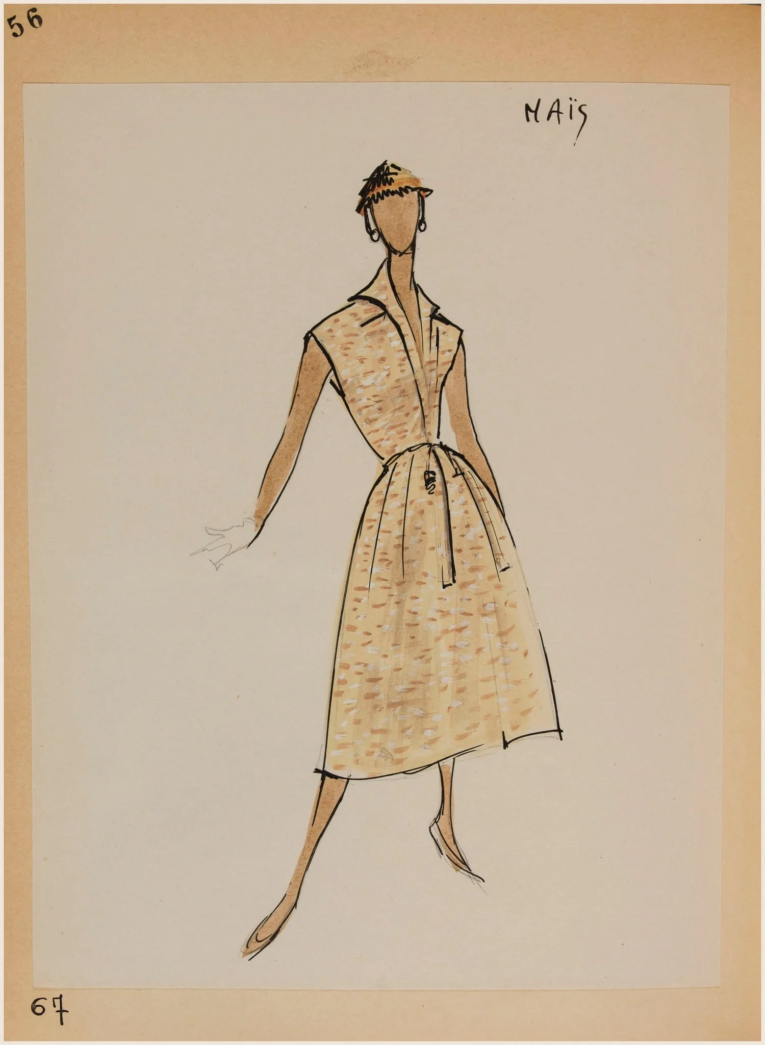 Maïs, by Marie-Louise Carven, 1956