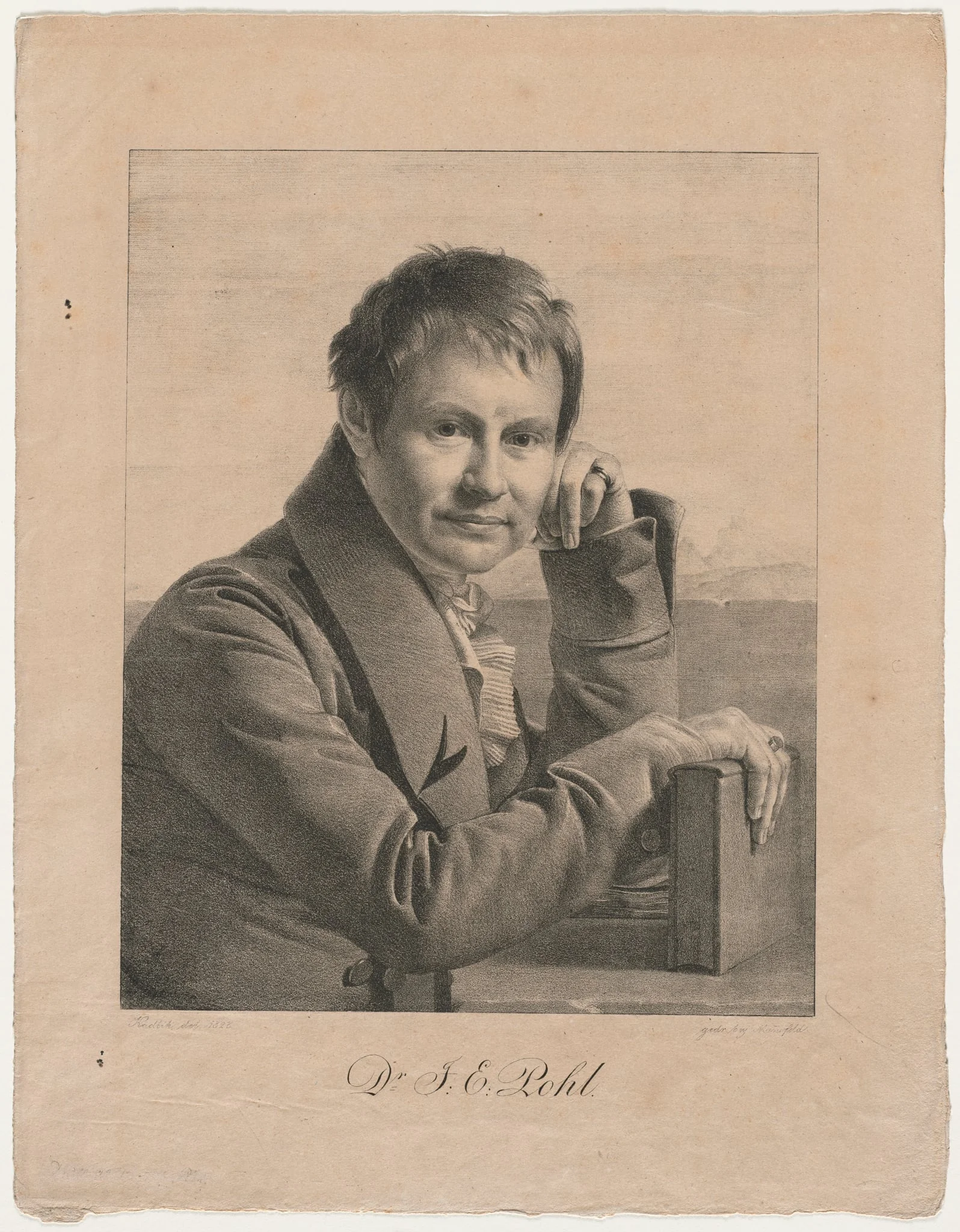 Portrait of Dr. F. E. Pohl, by Franz Kadlich, 1825