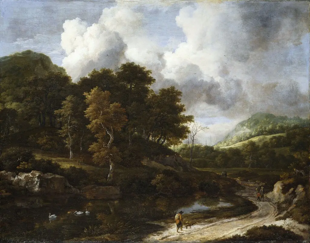 A wooded landscape