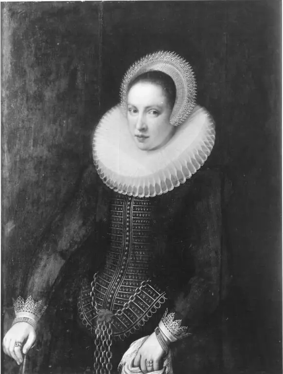 Portrait of an unknown woman aged 28 year