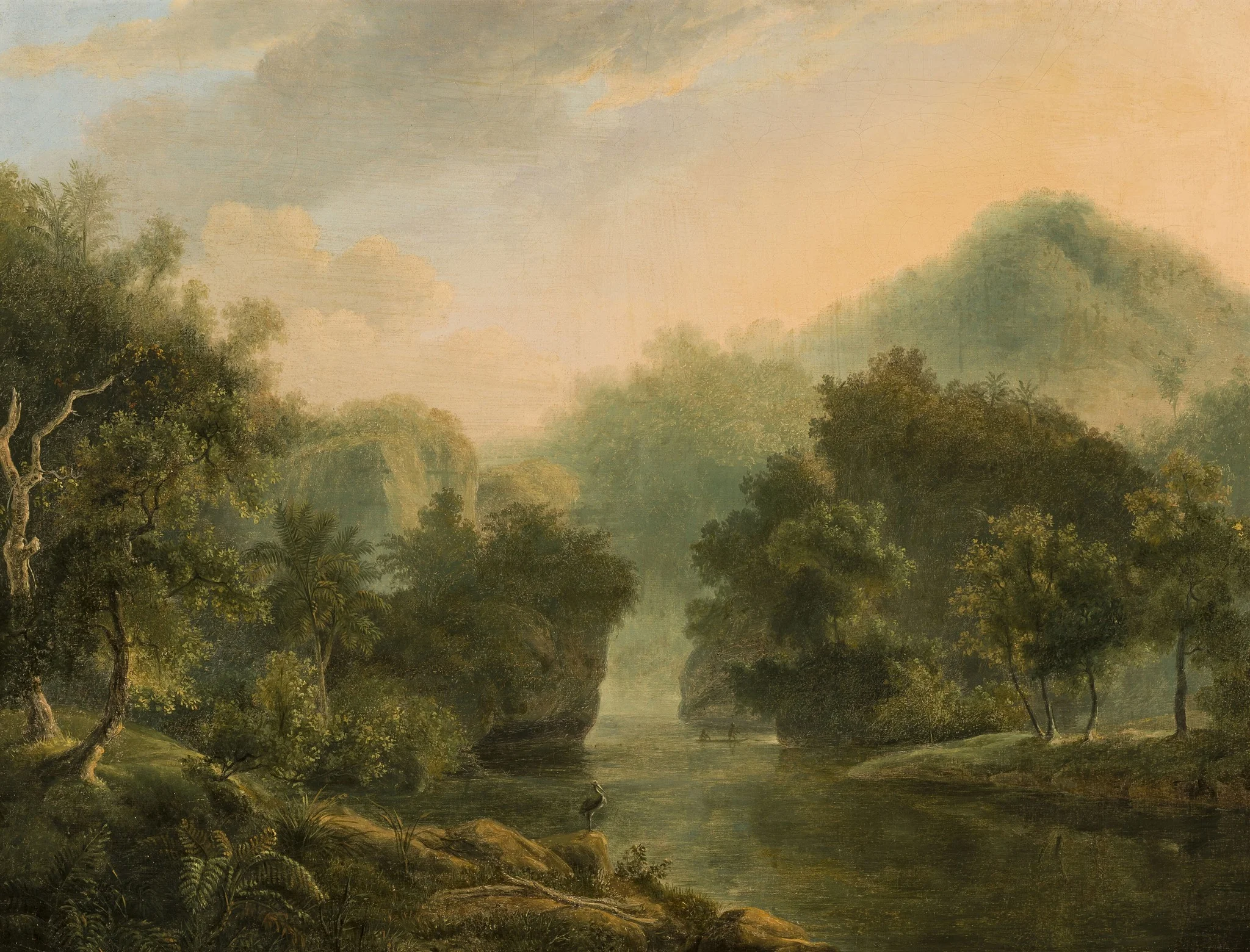 Paisagem com rio e floresta (atribuído)