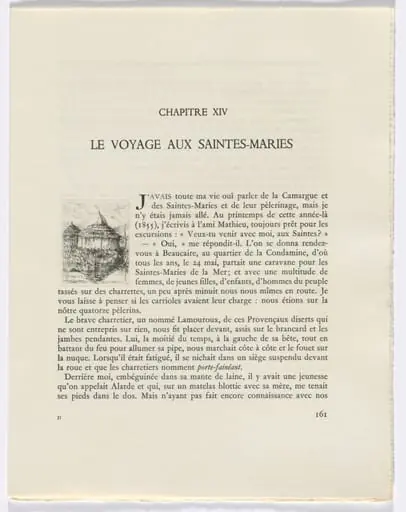 Frédéric Mistral: Mémoires et Recits by Frédéric Mistral: round building (page 161)