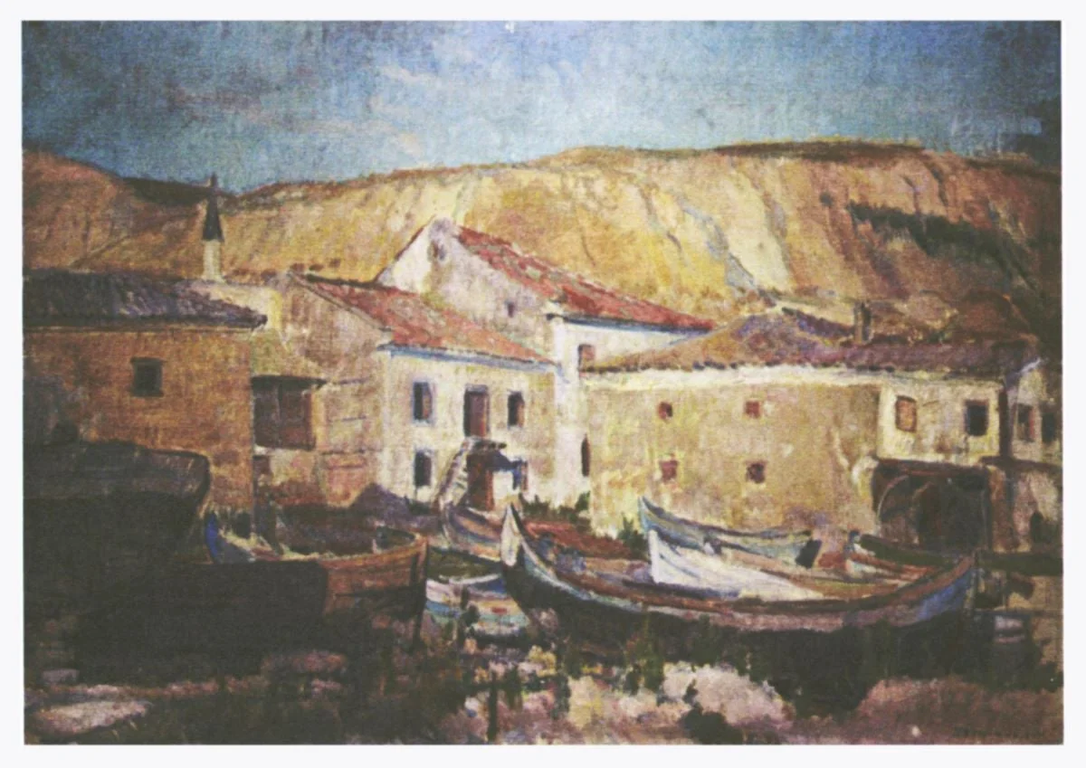 Casă la țară, by Jean Alexandru Steriadi, unspecified, 1924