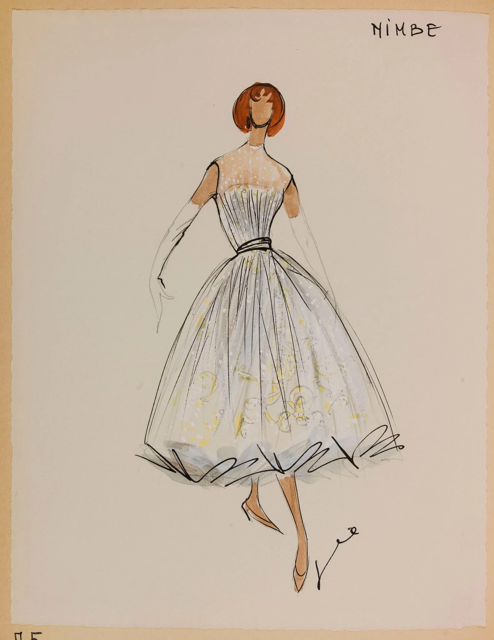 Nimbe, by Carven, 1956