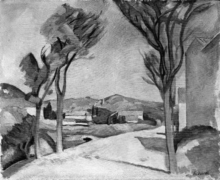 Road near Villeneuve-les-Avignon