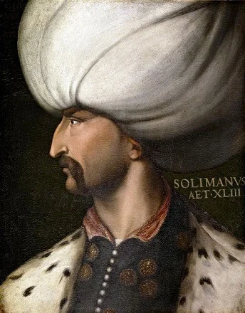 Portrait of Suleiman the Magnificent, by Cristofano dell'Altissimo, oil, 1560