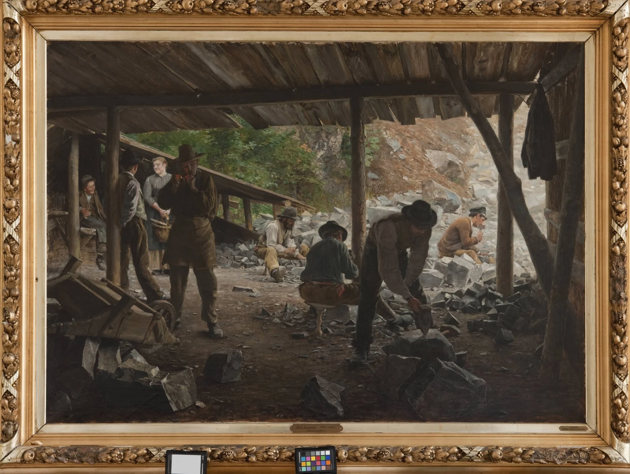 Stone Workers, by Unknown, 1888