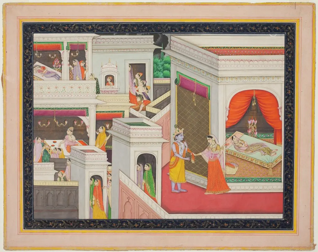 Palace Scene at Night