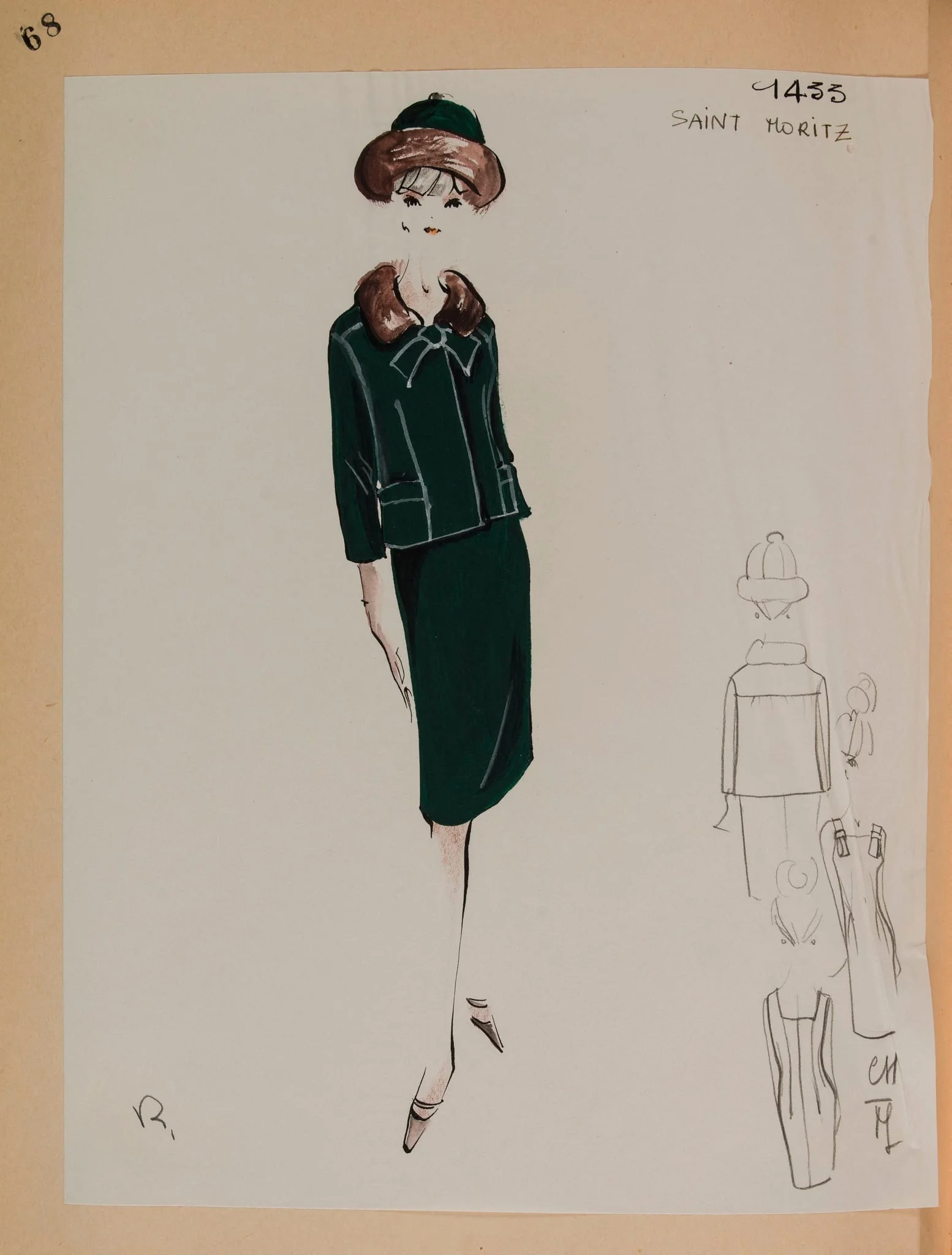 Saint Moritz, by Marie-Louise Carven, 1963