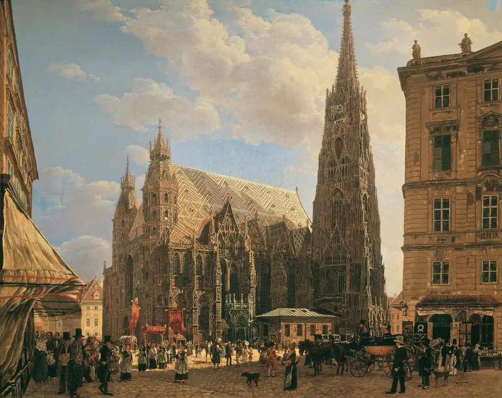 St. Stephen's Cathedral in Vienna (1832 version)