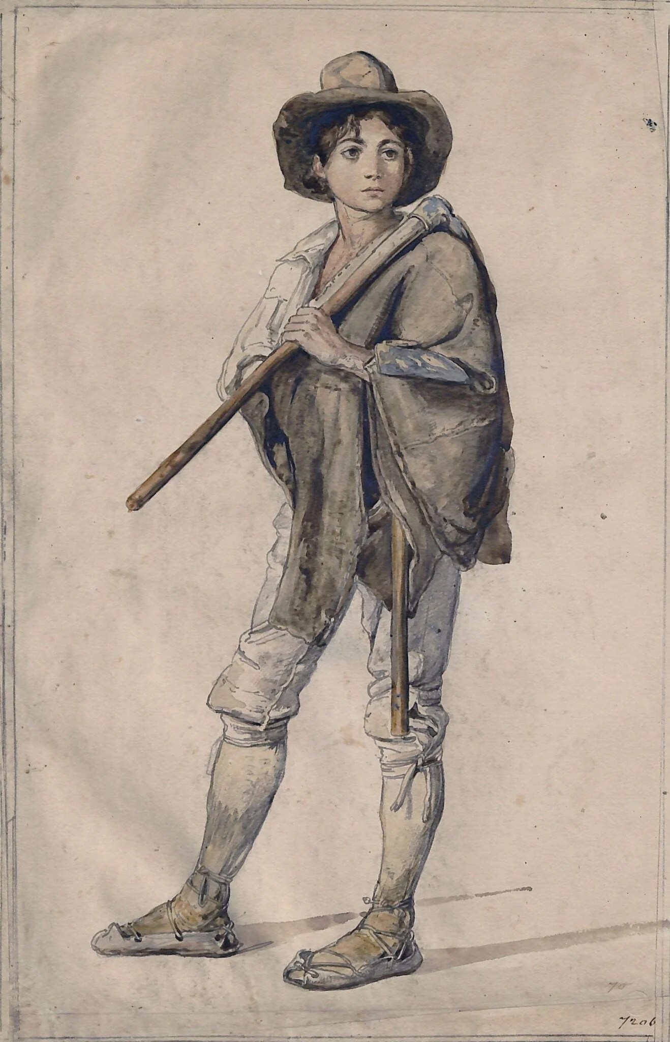 An Italian peasant boy