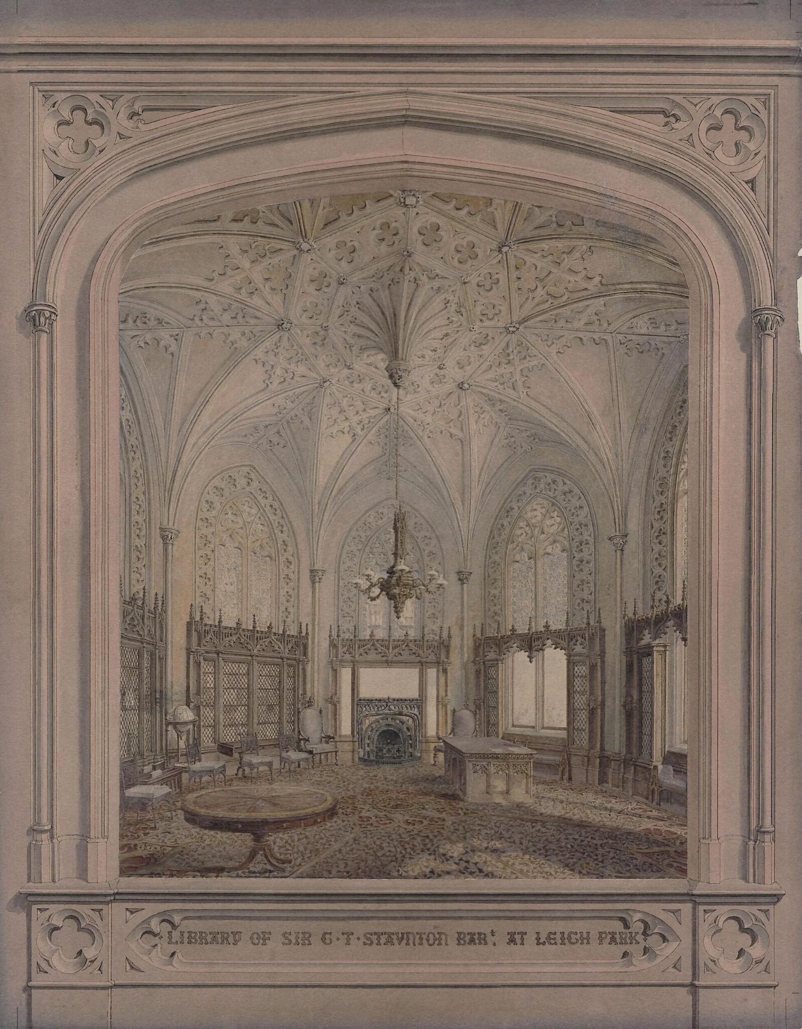 Library of Sir George Thomas Staunton, Bart, at Leigh Park