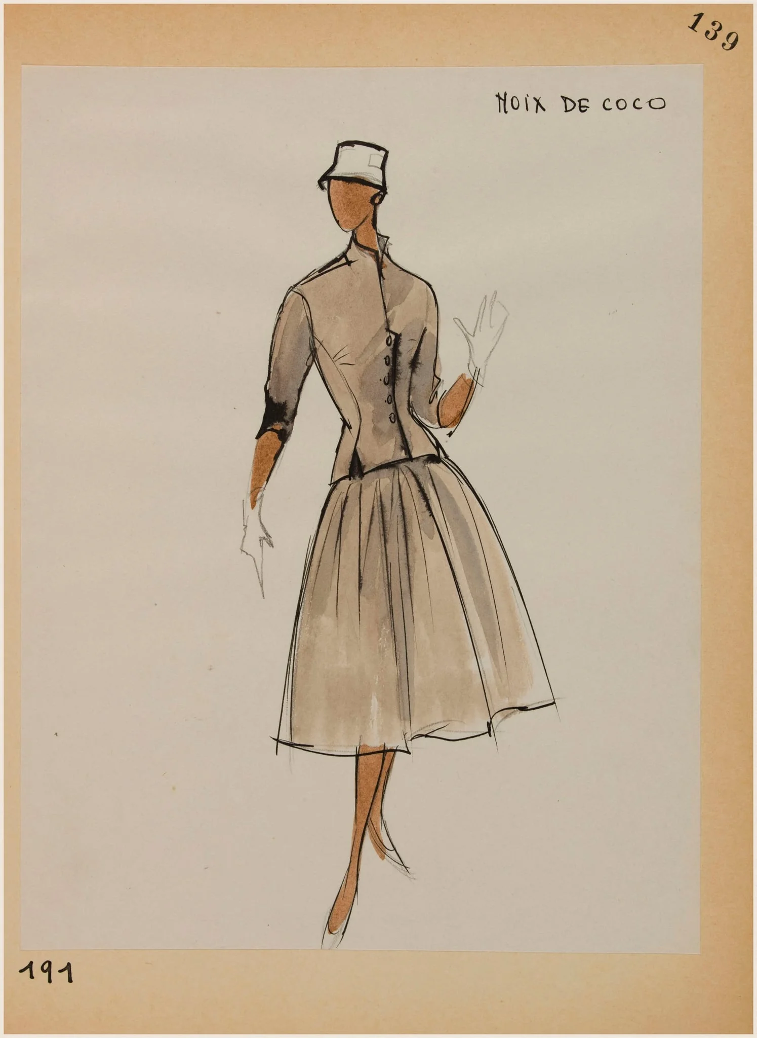 Noix de coco, by Marie-Louise Carven, 1956