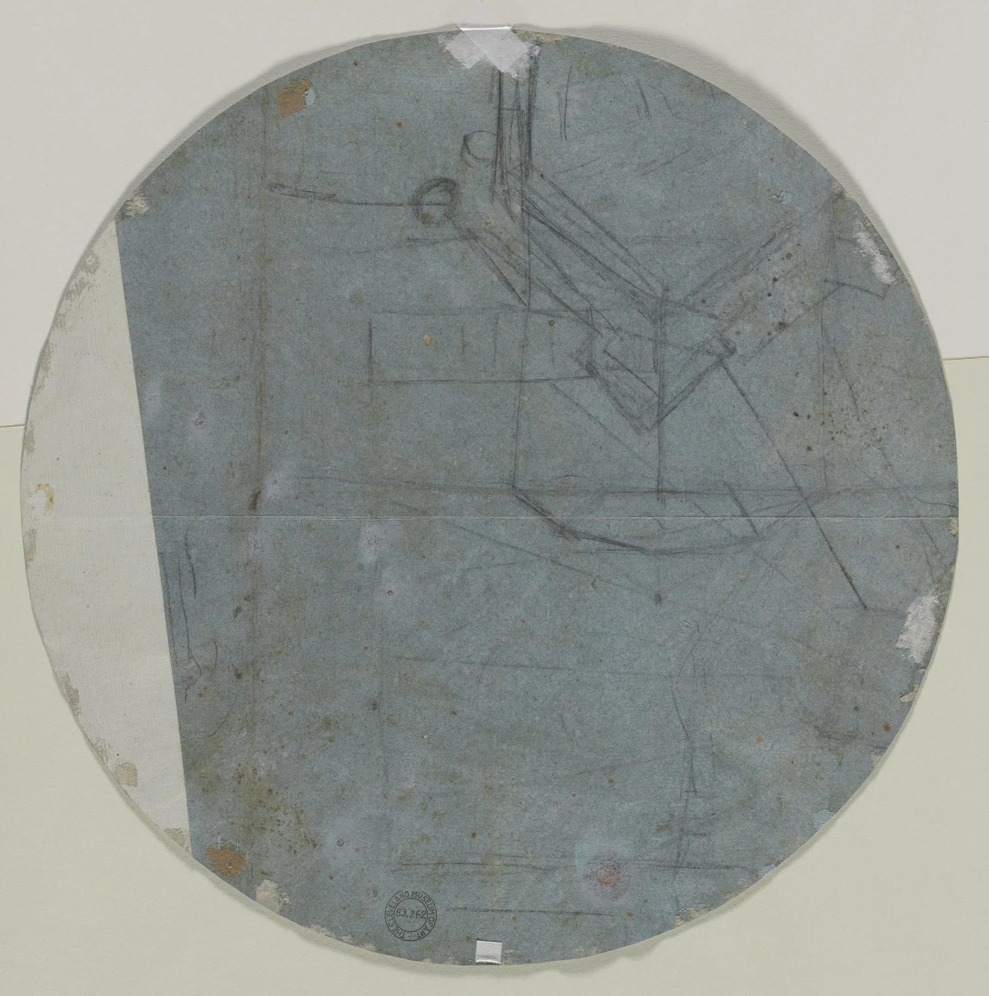 Architectural Sketch(?) (verso)