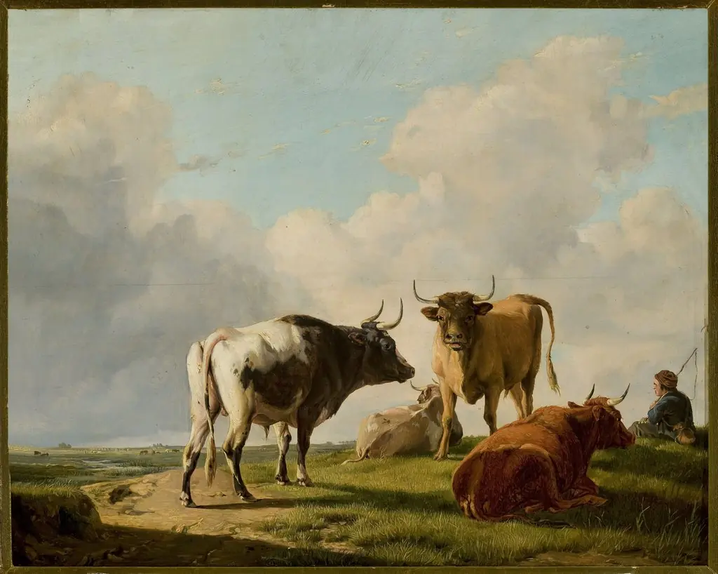 Cows in the pasture