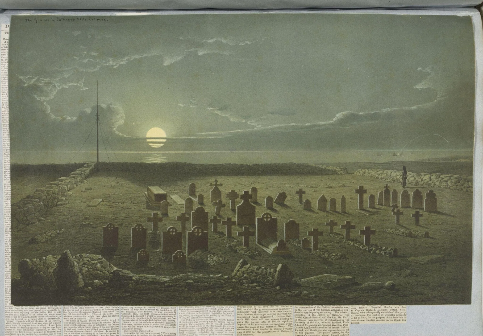 Sketches made during the Campaign of 1854-55 in the Crimea, Circassia and Constantinople, by William Simpson, watercolor, 1854