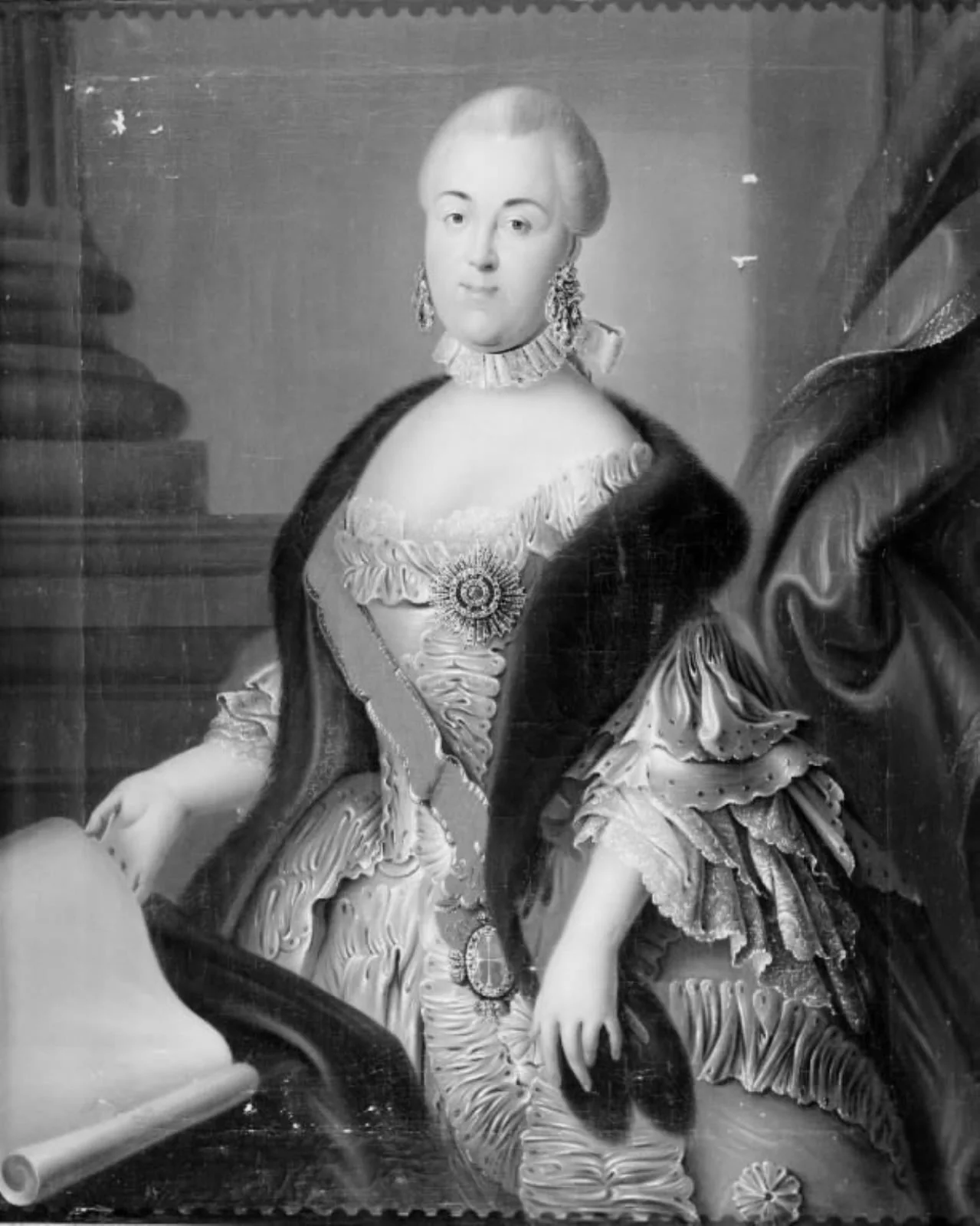 Carl Peter Ulricks gemalinde, Sofia Augusta. Katharina II af Rusland, by Unknown, 1761