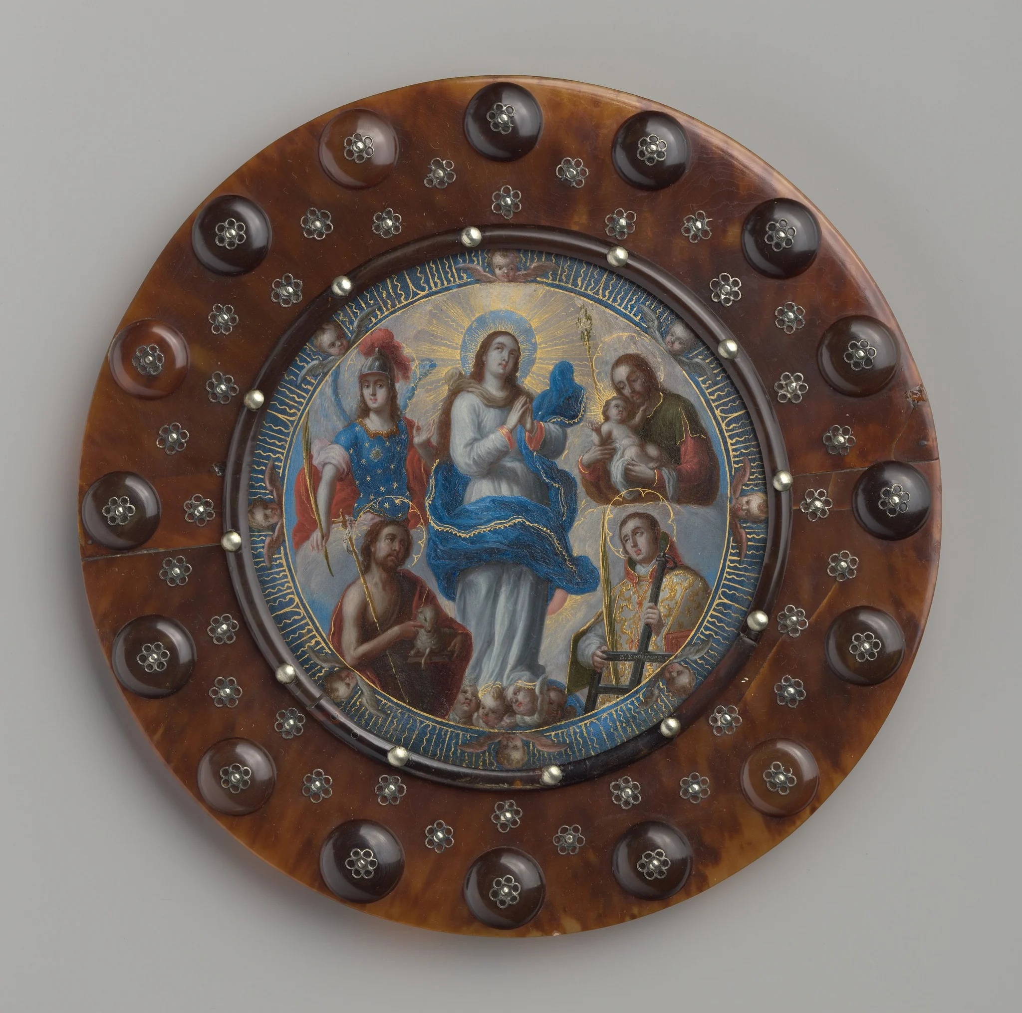 Nun’s Badge with the Virgin of the Immaculate Conception, by Nicolás Rodríguez Juárez, unspecified, 1710