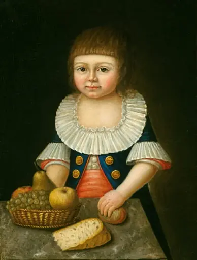 Boy with a Basket of Fruit