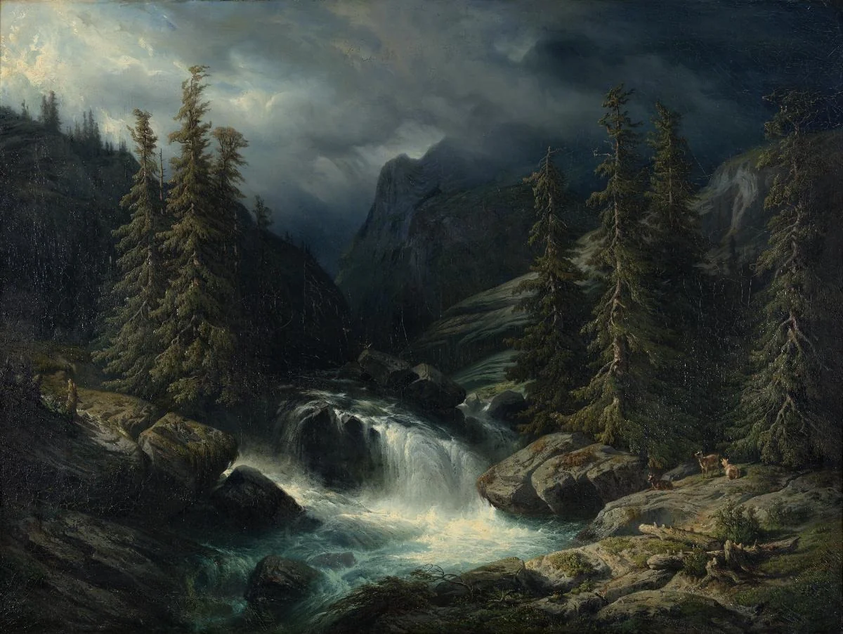 Q131587010, by François Diday, oil, 1854
