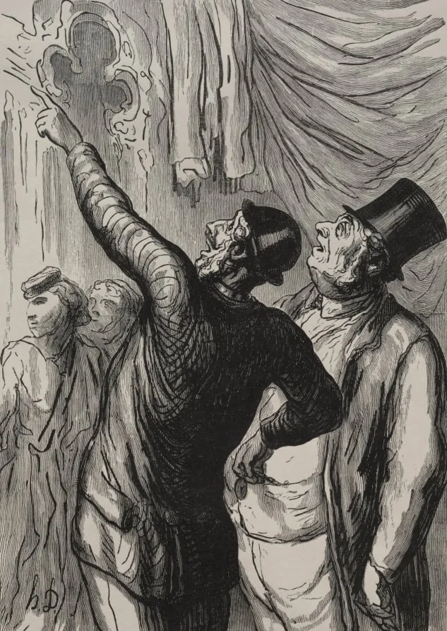 At the Universal Exhibition: The perfect guide, by Honoré Daumier, 1867