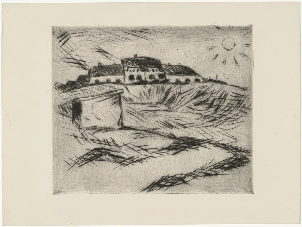 Untitled, by Walter Gramatté, ink, 1917