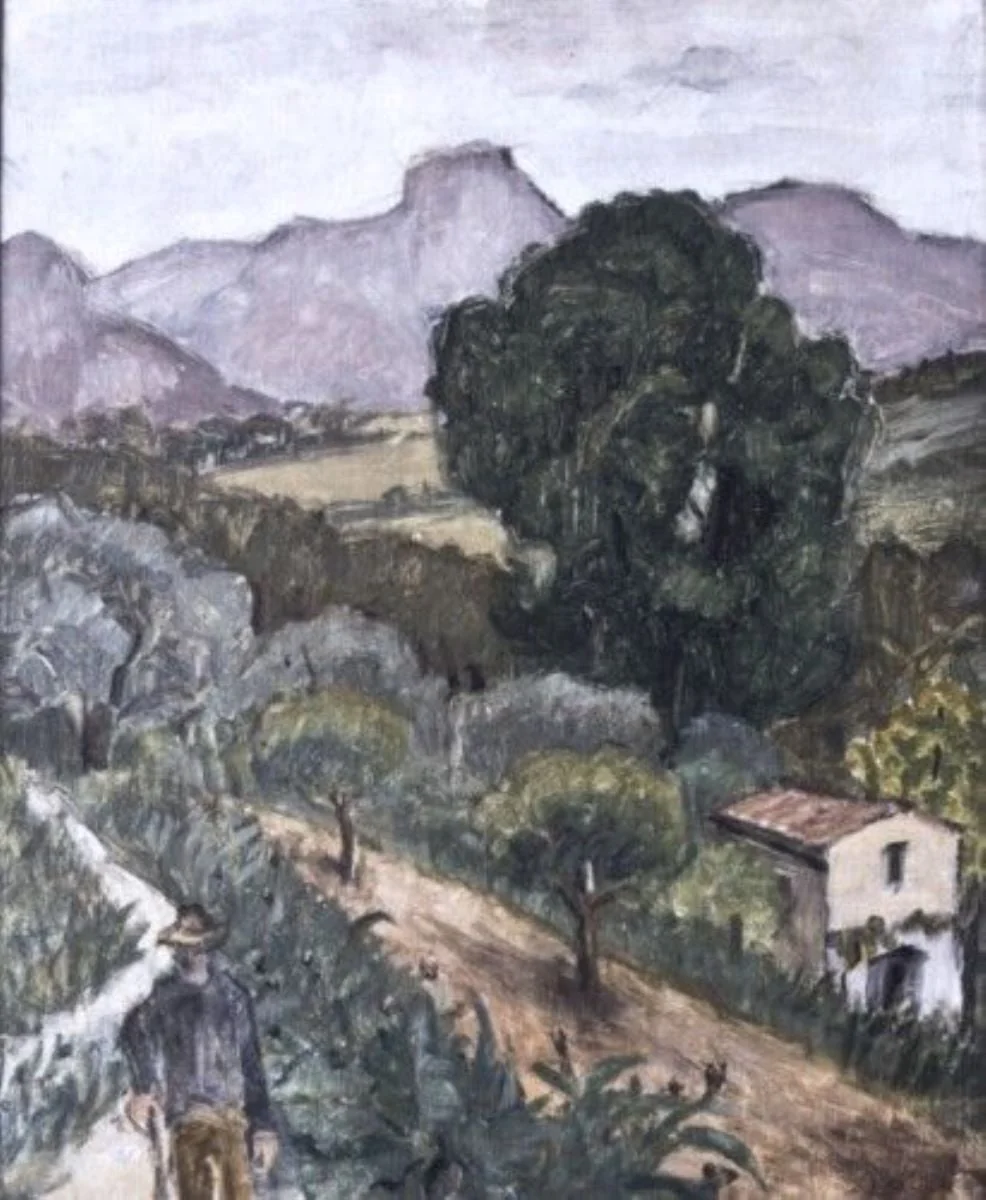 Muntele Sainte-Victoire, by Theodor Pallady, unspecified