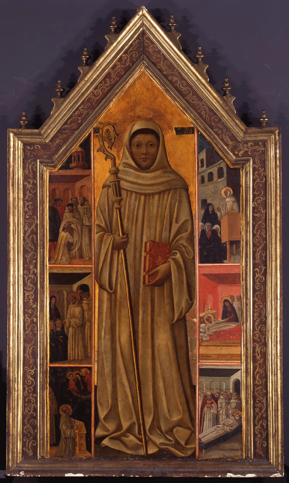 St. Bernard of Clairvaux and scenes of his life