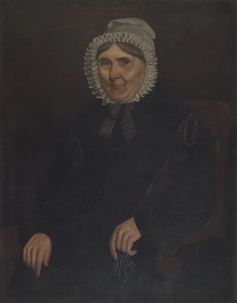 Half length portrait of woman
