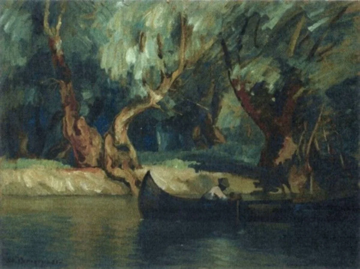 În deltă, by Ștefan Popescu, unspecified, 1921