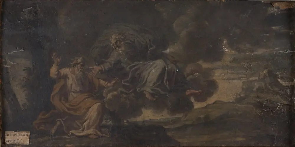 Moses Receives the Ten Commandments on Mount Sinai