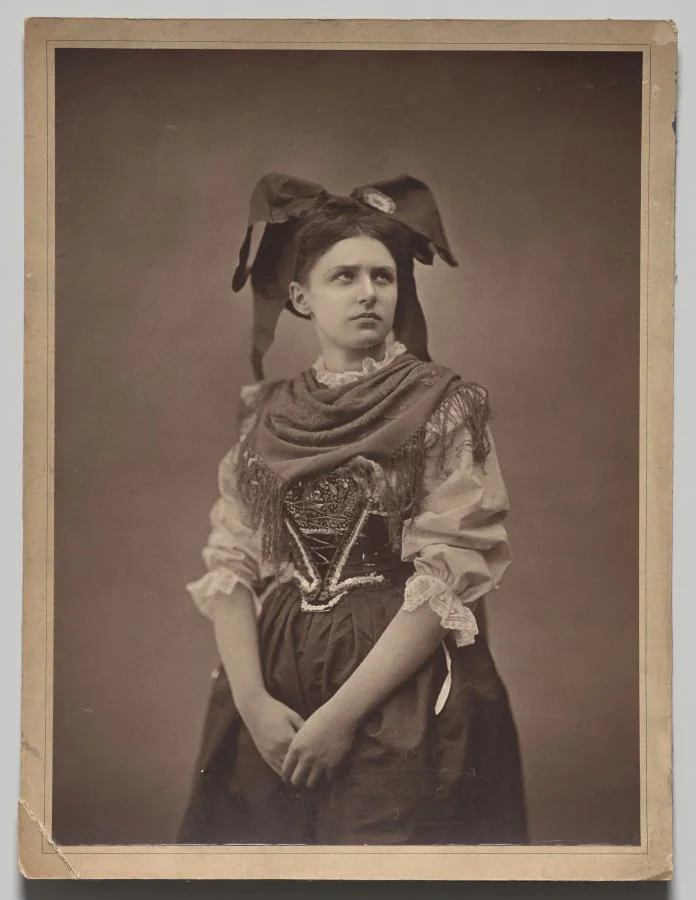 Young Alsacienne Woman, by Adolphe Braun, 1871