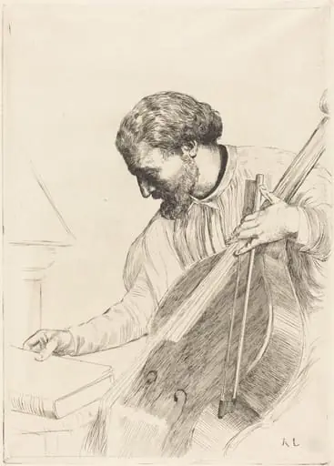 The Bass Player (Le joueur de contre-basse)