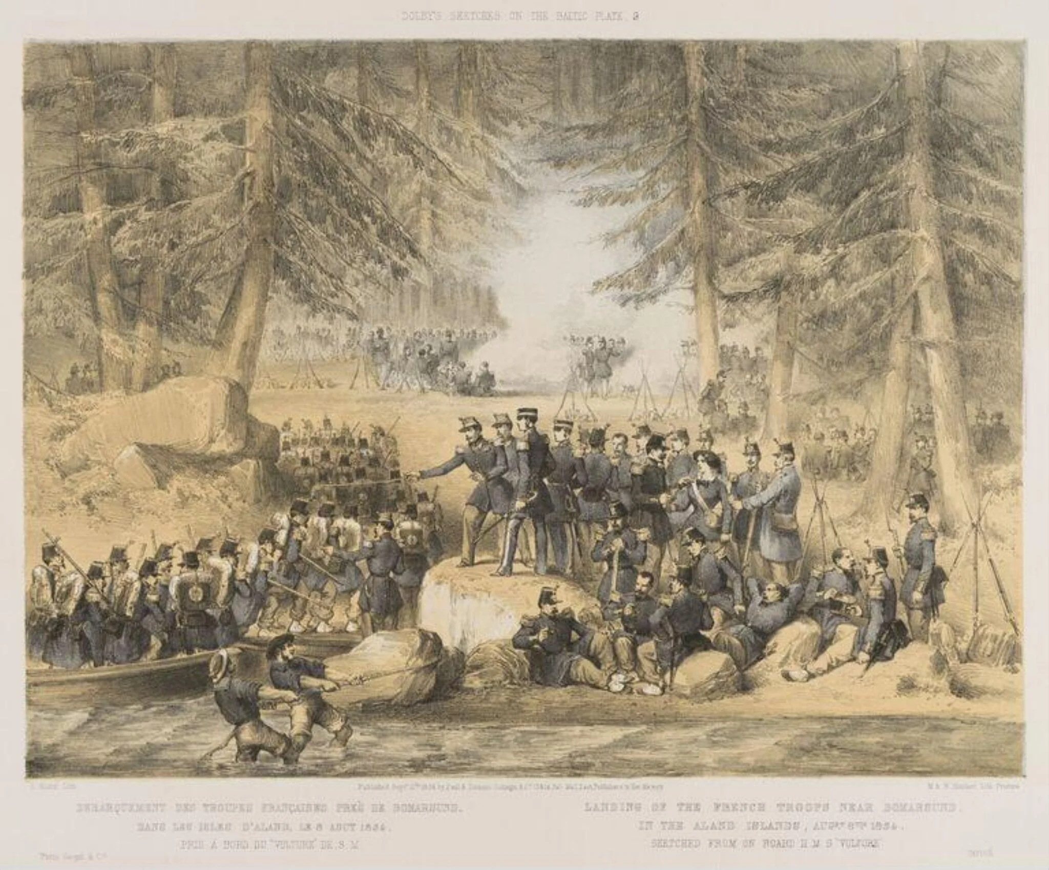 Landing of the French Troops near Bomarsund
