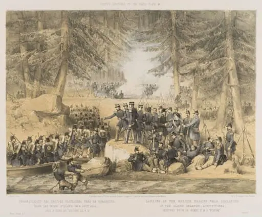Landing of the French Troops near Bomarsund