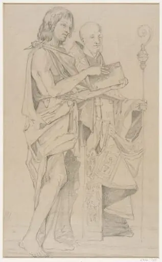 St. Nazzaro and St. Celso: study of part of an altarpiece by Bartolommeo Montagna