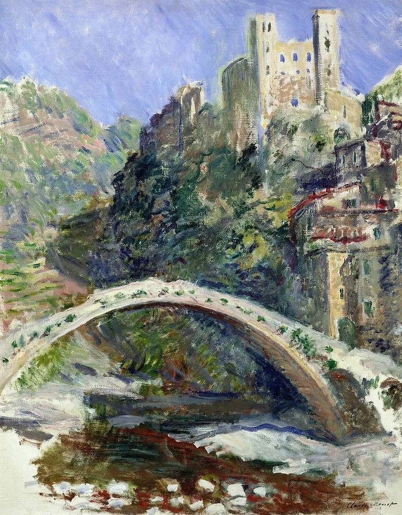 Castle of Dolceacqua, by Claude Monet, oil, 1892