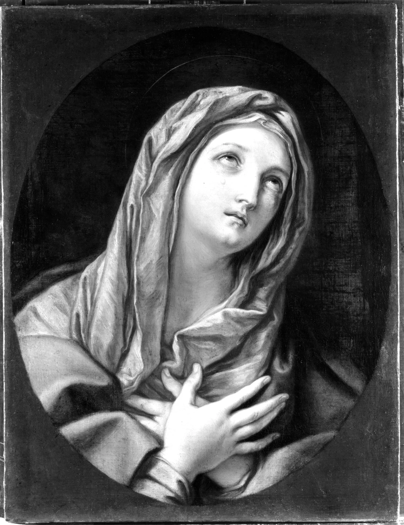 The Mourning Virgin, by Guido Reni, oil, 1608